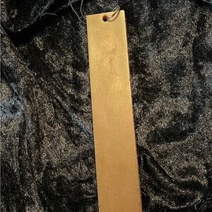 Elegant Gold Metal Bookmark